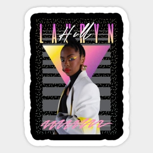 Ms. Lauryn Hill Retro Aesthetic Fan Art Sticker